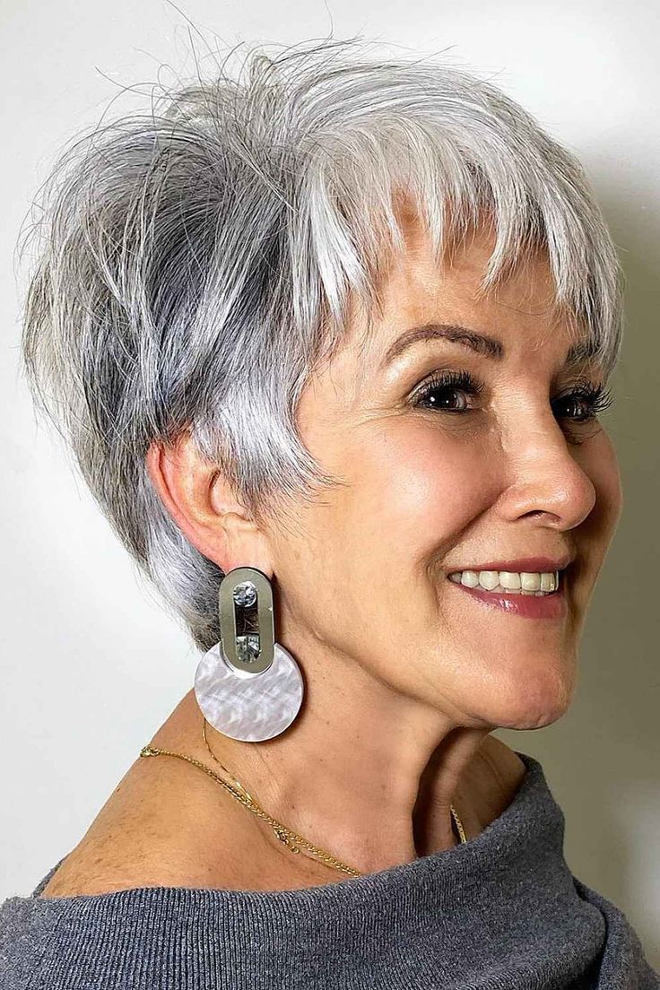 Short Choppy Hairstyles for Women Over 70