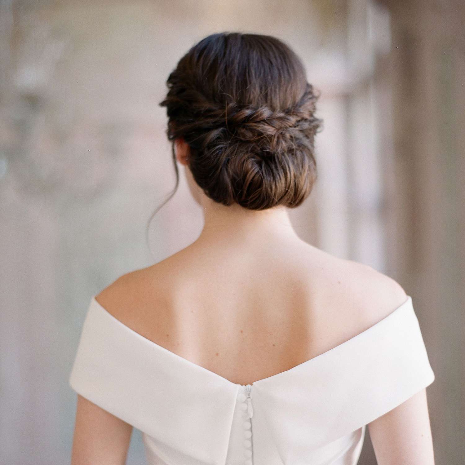 Braided Low Bun