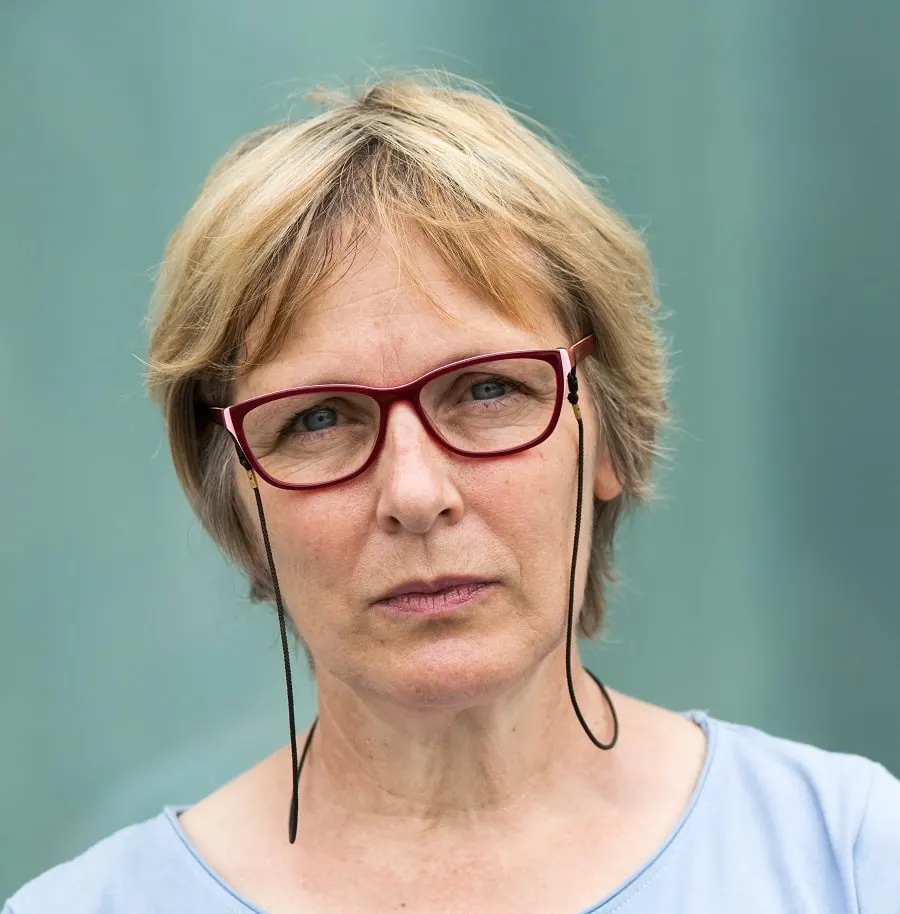 Center-Parted Fringes with Pixie